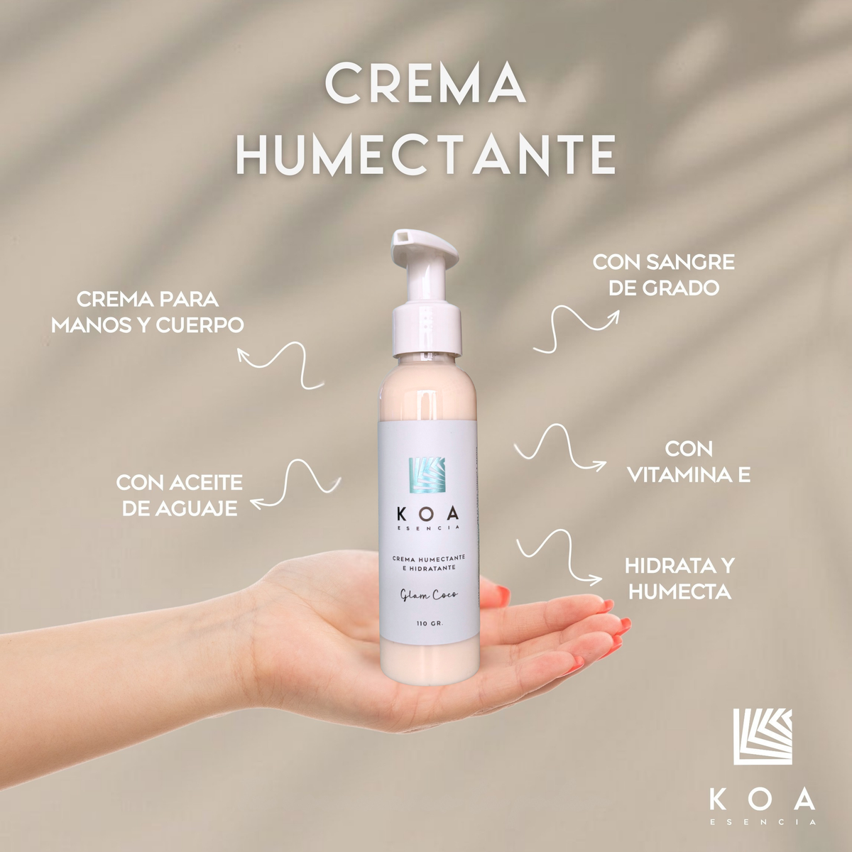 Crema humectante e hidratante